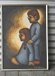 Maleri, "Børn", 
olie på lærred, 
Signeret Birthe 
Kjærsgaard
Maleriet måler 
 H.: 69cm  B.: 
...