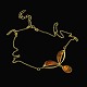 TSD - Denmark. 
14k Gold 
Necklace with 
Amber
Designed and 
crafted by 
Støvring Design 
- Denmark ...