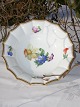 Royal 
Copenhagen 
porcelain. 
Handpainted 
Saxon flower 
angular. Dek. 
no. 627. Bowl 
on low foot no. 
...