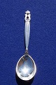 Konge or Acorn Georg Jensen Danish solid silver flatware. Jam spoon 14.8cm