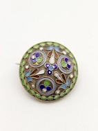 Cloisonne broche