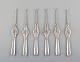 Georg Jensen. A set of 6 rare art nouveau lobster forks in sterling silver. 
1915-1930.