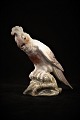 Dahl Jensen (DJ) porcelain figure of little cockatoo marked with royal crown 
(Royal Copenhagen)