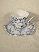 Blue Fluted 
Full lace. 
Coffee cup. 
Royal 
Copenhagen 
Royal 
Copenhagen 
Porcelain
 sold