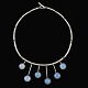 Hans Hansen. 
Sterling Silver 
Necklace with 
Chalcedony #258
Designed and 
crafted by Hans 
Hansen ...