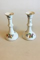 Royal 
Copenhagen 
Light Saxon 
Flower A pair 
of Candle 
Holders No 
1780. Measures 
20 cm / 7 7/8 
in.