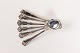 Herregaard 
Silver Cutlery 
made by C. M. 
Cohr or Gense 
Tea spoons
Length 12  cm
Nice ...