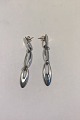 Georg Jensen Sterling Silver Earrings No 500 Zephyr