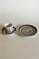 Bjorn Wiinblad, Nymolle February Month Cup No 3513, Saucer and Cake Plate No 
3520