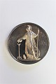 Denmark. University silver medal. INGENIIO et STUDIO PATRIA. Diameter 40 mm. With box.