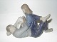 Rare Royal Copenhagen FigurineBoy and Girl Laying Down