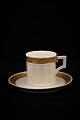 Small coffee 
cup / Espresso 
cup in Gold Fan 
from Royal 
Copenhagen.
Decoration 
number: ...