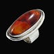 Brdr. Bjerring 
- Copenhagen. 
Sterling silver 
RIng with 
Amber. 1960s
Designed and 
crafted by ...