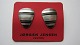 Ear Clips, pewter jewellery, Design: Jørgen Jensen
Vintage Ear Clips
Stamped 
The silversmith Jørgen Jensen (1895-1966), oldest 
son of the famous Georg Jensen.
We have a large choice of pewter jewellery