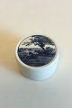 Royal Copenhagen Faience Bonbonniere "Danish Landscape" No 3165