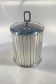 Unique Georg 
Jensen Sterling 
Silver Jar with 
Lid Sigvard 
Bernadotte  H 
21.5 cm (8.46 
in) Diam ...