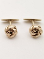 8 carat gold cufflinks with knot sold