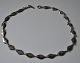 Necklace, 
sterling, 
Herman Siersbøl 
(1948 -) 
Kastrup, 
Copenhagen, 
Denmark. 
Stamped. L: 38 
cm.