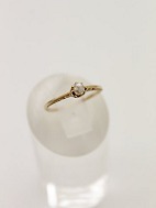 14 carat gold ring size 46 with mother of pearl