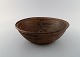 Niels Oluf 
'Jeppe' 
Thorkelin-
Eriksen 
(1926-1981). 
Danish potter.  
Large unique 
bowl in raku 
...