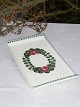 Aluminia tray 
with pink 
roses. No. 
226/429. Length 
27 cm. X 14,5 
cm. Fine 
condition.