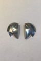 Georg Jensen 
Sterling Silver 
Ear Clips No 
379 Regitze 
Overgaard 
Measures  4.5 
cm x 3 cm(1.77 
in ...