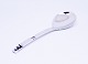 Hand forged 
children's 
spoon of 
hallmarked 
silver.
13 cm.
