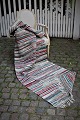 Old Swedish 
patchwork 
carpet in fine 
colors and good 
quality. 
Measuring: 
280x85cm.