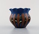 Kähler, HAK, glazed stoneware vase in modern design. 1930 / 40