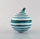 Stig Lindberg for Gustavsberg Studio Hand. onion shaped lidded jar in glazed 
ceramic / stoneware.