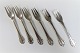 Georg Jensen. 
Rose. Cake fork 
in sterling 
silver. Length 
14.2 cm.