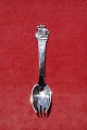 The Shepherdess and the Chimney-Sweep,  child's 
spoon-fork or spork of Danish solid silver