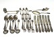 Silver Cutlery 
set for 6 pers 
with rose
Stamped HCF 3 
tower silver 
from 1923-
Complete for 6 
...
