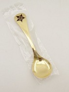 Georg Jensen gilded sterling silve spoon 1984 sold