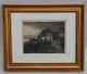 Carl Locher 
1903 Fiskerhus 
i Hornbæk? 26.6 
x 32 cm 
Inklusiv 
Guldramme
1851-1915 Carl 
Locher ...