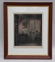 Peter Ilsted 
42.5 x 36.5 cm 
including the 
frame:  Girl 
Sewing
Peter Ilsted, 
...