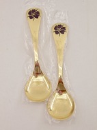 Georg Jensen gilded sterling silver spoon 1974. 