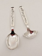 Silver year 1945 art deco serving cutlery