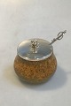 Bode Willumsen Hans Hansen Jam Jar Sterling Silver Lid and Spoon