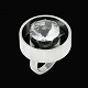 Hans Hansen. 
Large Sterling 
Silver Ring 
with Rock 
Crystal.
Designed and 
crafted by Hans 
Hansen ...