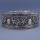 Silvercasket 
with motive of 
Diana, the 
roman goddess 
of the hunt 
with wild 
animals and 
woodland, ...