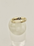 14 carat gold ring size 54 with diamond stamped SC 585