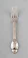 Evald Nielsen number 6, lunch fork in all silver. 1920