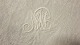 Napkins/serviettes made of flax with Initials embroideryThe embroidery is made by hand and it ...