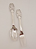 Evald Nielsen 830s children's cutlery 17 cm. H C Andersen 