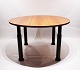 Elevation-table 
of light 
mahogany and 
black lacquered 
metal frame 
designed by 
Bent Krogh. The 
...