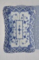Royal 
Copenhagen 
porcelain. RC. 
Blue fluted 
full lace. Tray 
for sugar bowl 
and cream jug, 
double ...
