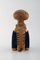 Rare figure, Lisa Larson, "Pelle", glazed ceramic, signed Pelle LL. 1970