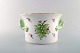 Herend champagne cooler in porcelain decorated with berries and leaves. Mid 20th 
century.
