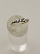 14 carat red and white gold ring with diamonds sold